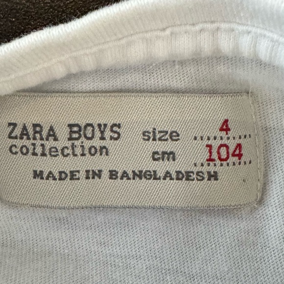 Zara White T-Shirt and Denim Shorts - Picture 7 of 8